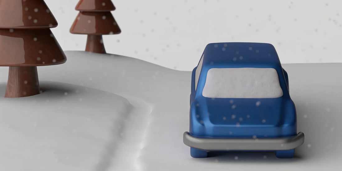 A car's icy windshield needs an ice scraper that won't scratch the paint.