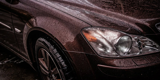 Scratches on a car from a bad snow scraper, a problem the best non-scratch scraper for cars prevents.