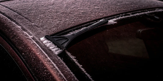 The best non-scratch ice scraper for cars clearing frost from a windshield.