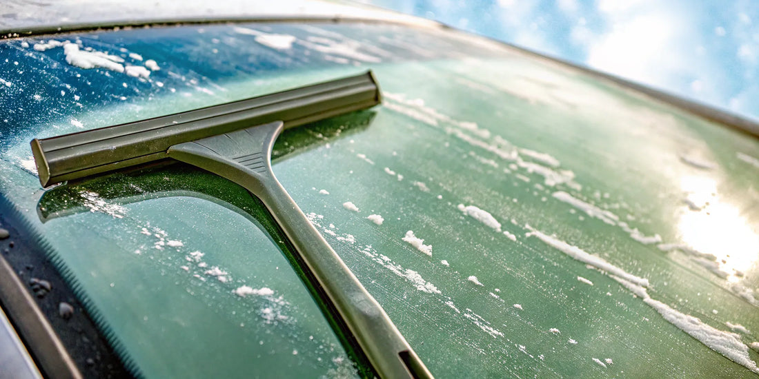 Best silicone car ice scraper clearing ice from a windshield without leaving scratches.