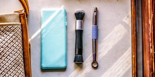 Three types of corporate gift ice scrapers: a compact model, a brush combo, and a multi-purpose tool.